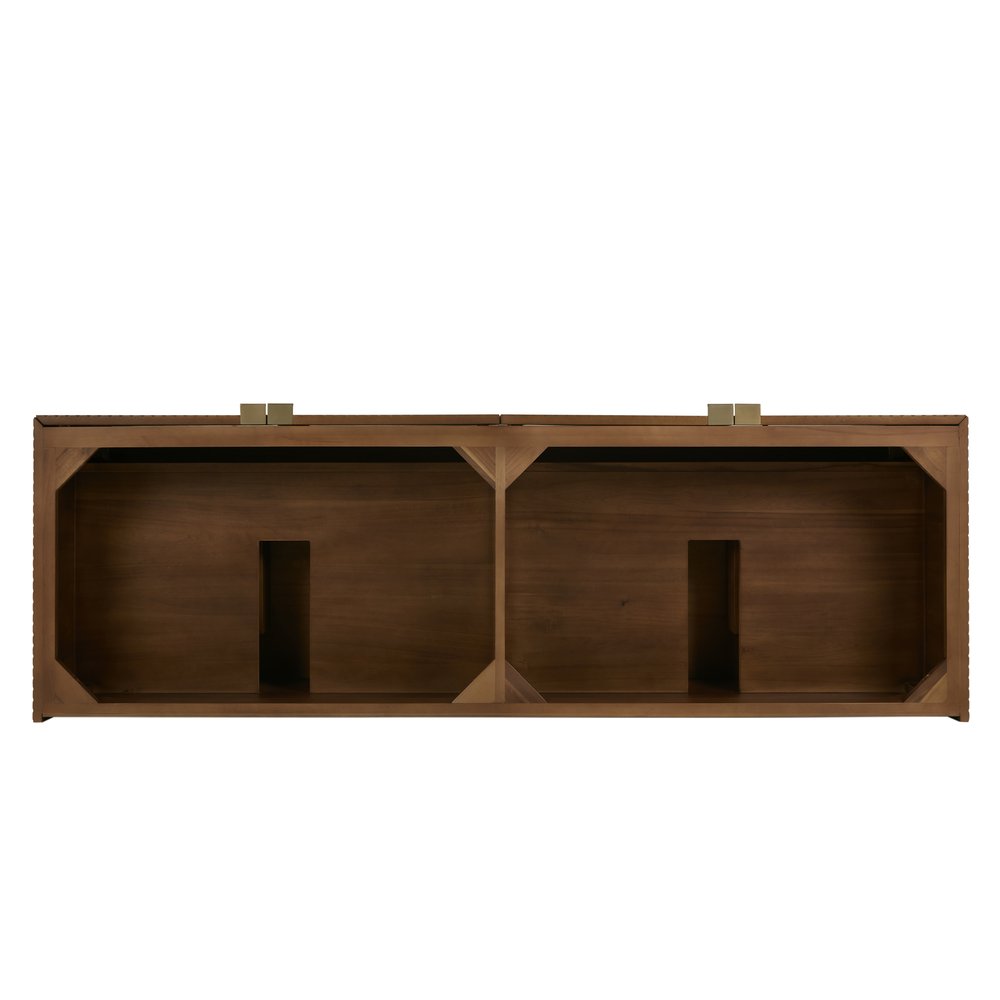 James Martin - Marcello 72" Double Vanity, Chestnut w/ 3 CM Eternal Marfil Top - D200-V72-CSN-3EMR view 5