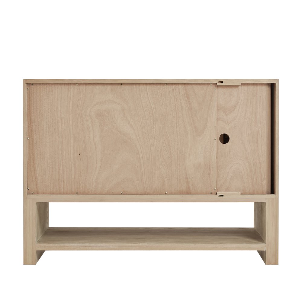 James Martin - Marigot 48" Single Vanity, Sunwashed Oak w/ 3 CM Charcoal Soapstone Silestone Top - D404-V48-SWO-3CSP view 10