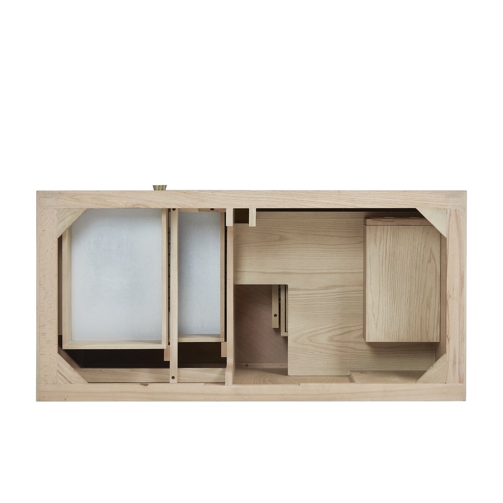 James Martin - Marigot 48" Single Vanity, Sunwashed Oak w/ 3 CM Ethereal Noctis Silestone Top w/ FreePower Wireless Charger - D404-V48-SWO-FENC view 6