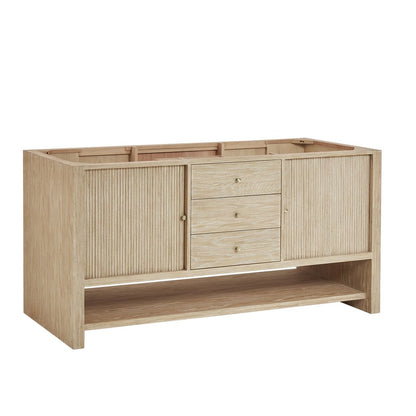 James Martin - Marigot 72" Double Vanity, Sunwashed Oak - D404-V72-SWO view 1