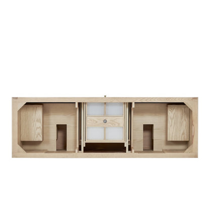 James Martin - Marigot 72" Double Vanity, Sunwashed Oak, w/ 3 CM Tajnar Eclos Top - D404-V72-SWO-3TJR view 6