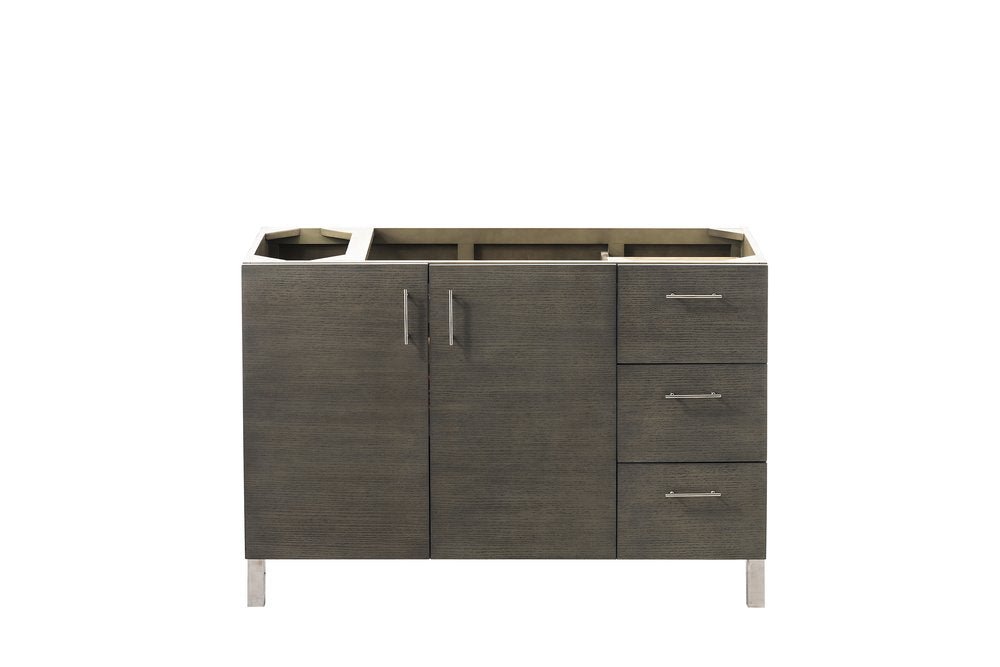 James Martin - Metropolitan 48" Single Vanity Cabinet, Silver Oak - 850-V48-SOK view 1