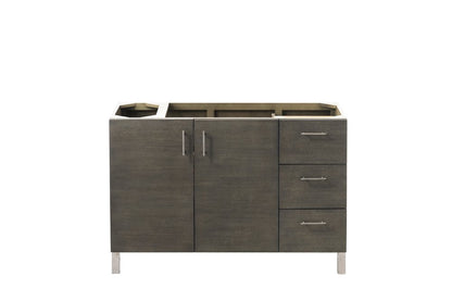 James Martin - Metropolitan 48" Single Vanity Cabinet, Silver Oak - 850-V48-SOK view 1