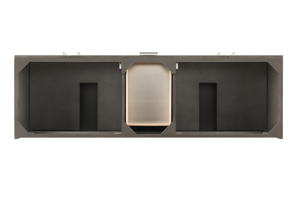 James Martin - Metropolitan 72" Double Vanity Cabinet, Silver Oak - 850-V72-SOK view 2