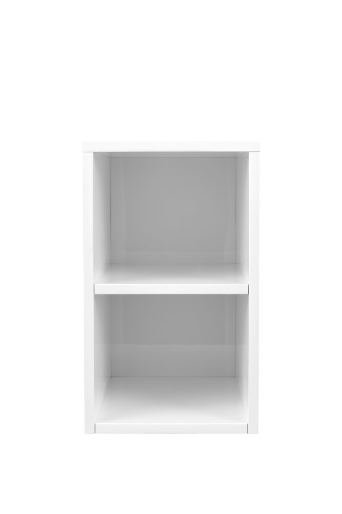 James Martin - Milan 12" Storage Cabinet (Short), Glossy White - 803-SC1220-GW view 1