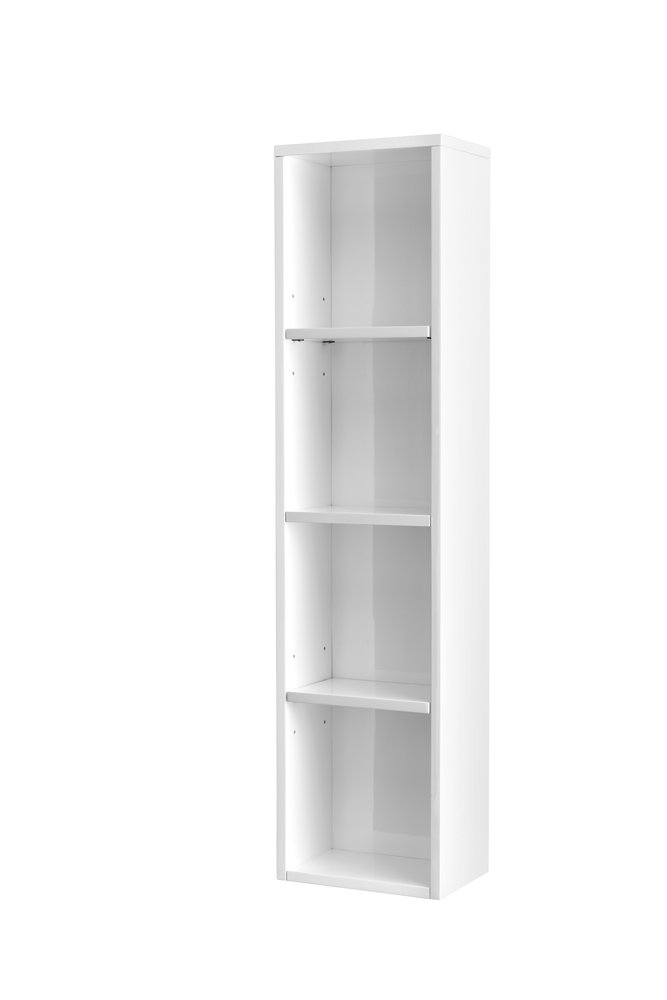 James Martin - Milan 12" Storage Cabinet (Tall), Glossy White - 803-SC1248-GW view 3