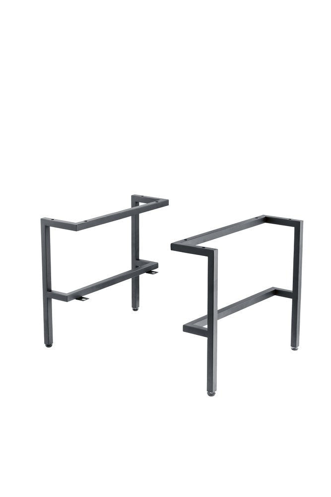 James Martin - Milan 18.1" Depth Stainless Steel Base(Tall), Matte black - 803-B18.1-MBK view 1