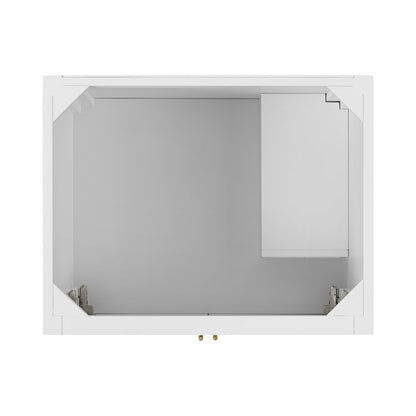 James Martin - Myrrin 30" Single Vanity, Bright White w/ 3 CM Phantome Eclos Top - 485-V30-BW-3PHT view 10