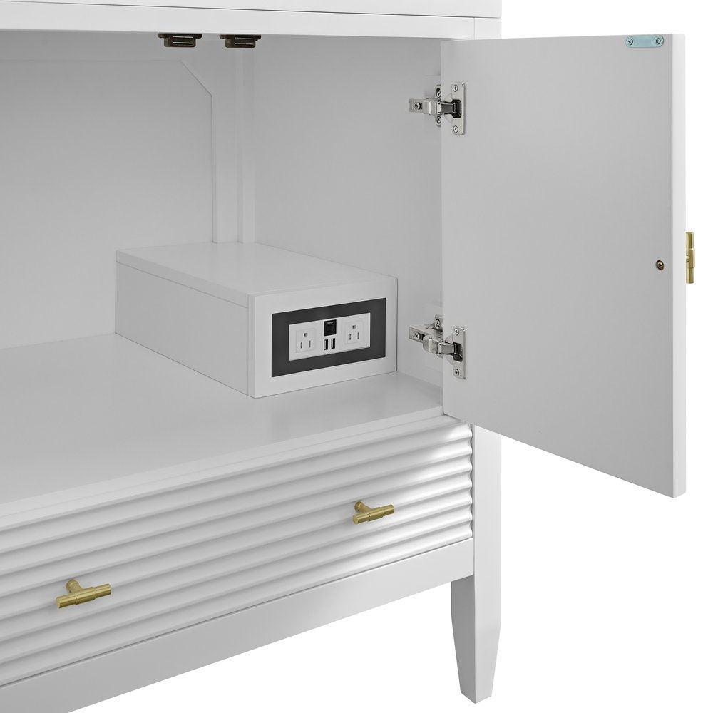 James Martin - Myrrin 30" Single Vanity, Bright White w/ 3 CM Victorian Silver Silestone Top - 485-V30-BW-3VSL view 13