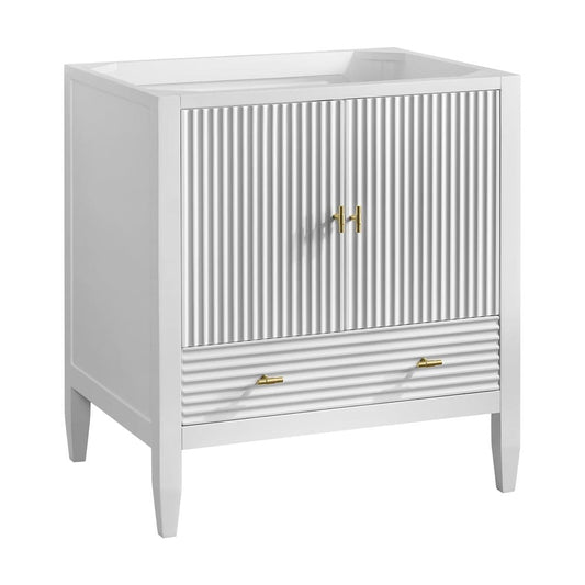 James Martin - Myrrin 30" Single Vanity Cabinet, Bright White - 485-V30-BW view 1