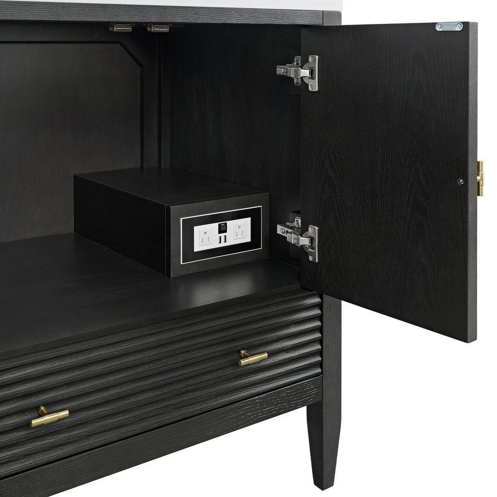 James Martin - Myrrin 30" Single Vanity, Carbon Oak w/ 3 CM Lime Delight Silestone Top - 485-V30-CBO-3LDL view 13
