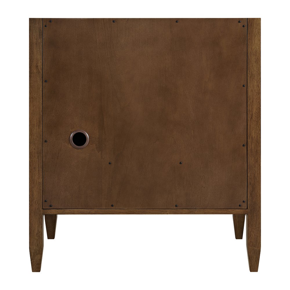 James Martin - Myrrin 30" Single Vanity, Mid-Century Walnut w/ 3 CM Lime Delight Silestone Top - 485-V30-WLT-3LDL view 9