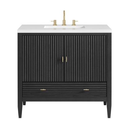 James Martin - Myrrin 36" Vanity, Carbon Oak - 485-V36-CBO view 1
