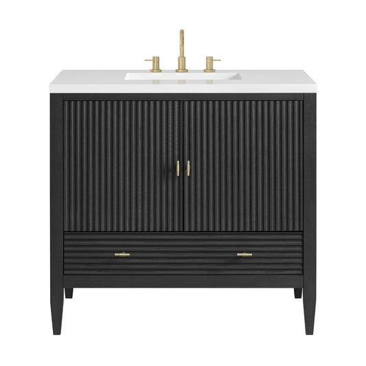 James Martin - Myrrin 36" Vanity, Carbon Oak - 485-V36-CBO view 1
