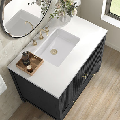 James Martin - Myrrin 36" Vanity, Carbon Oak - 485-V36-CBO view 7
