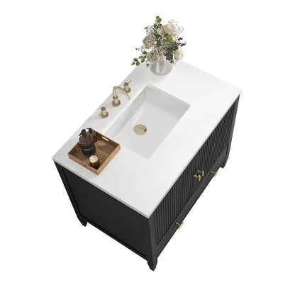 James Martin - Myrrin 36" Vanity, Carbon Oak - 485-V36-CBO view 8