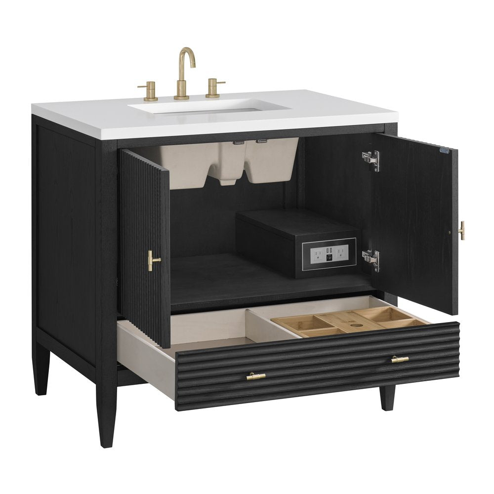 James Martin - Myrrin 36" Vanity, Carbon Oak - 485-V36-CBO view 10