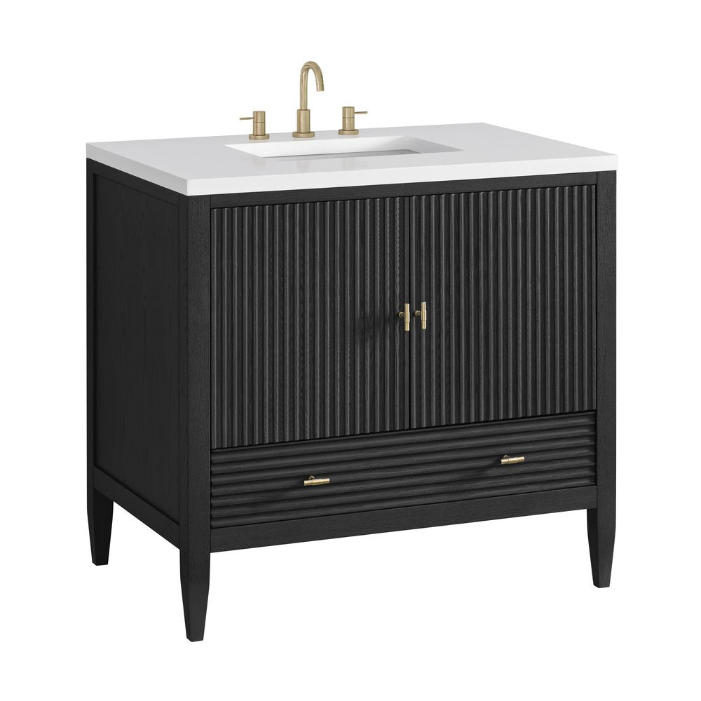 James Martin - Myrrin 36" Vanity, Carbon Oak - 485-V36-CBO view 12