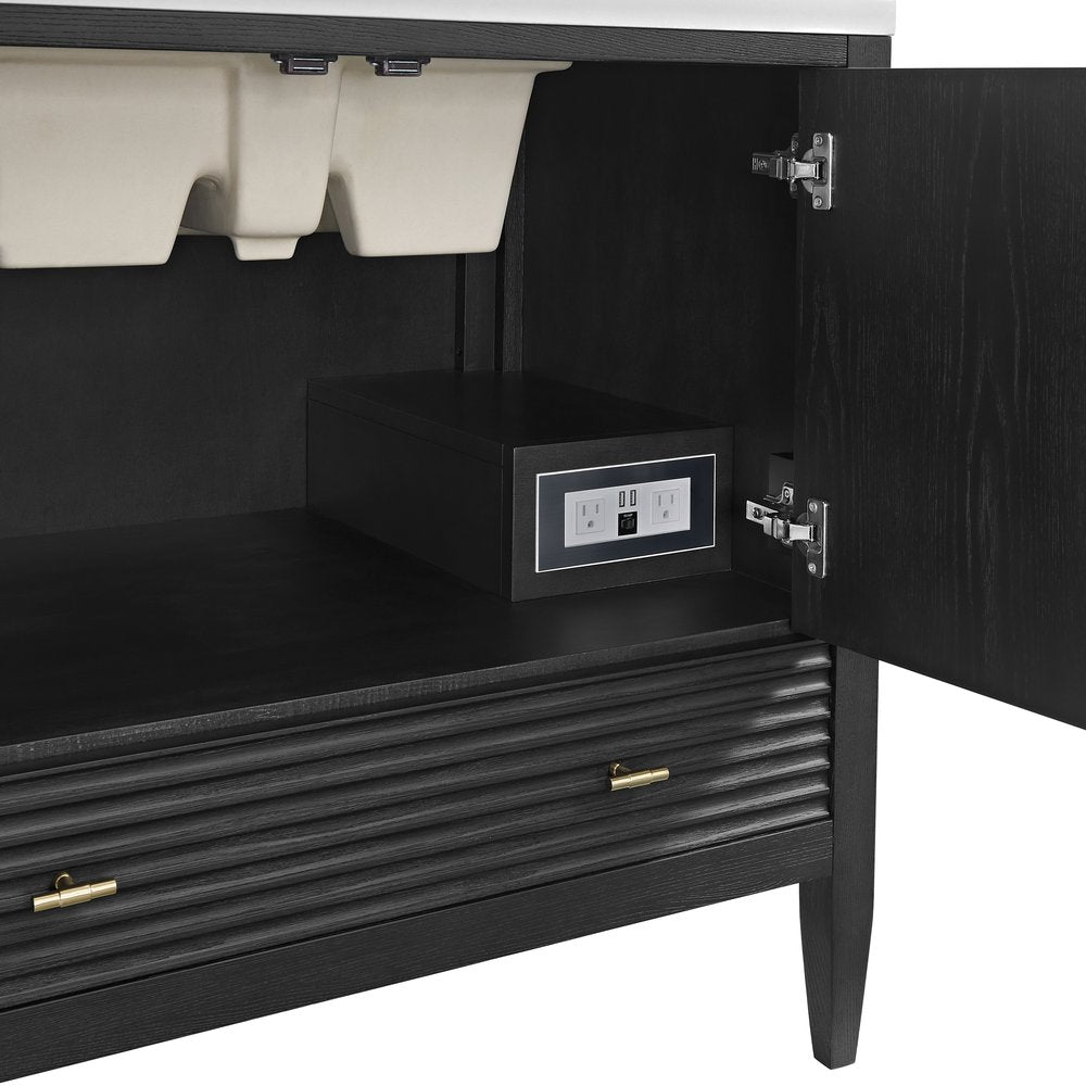 James Martin - Myrrin 36" Vanity, Carbon Oak - 485-V36-CBO view 14