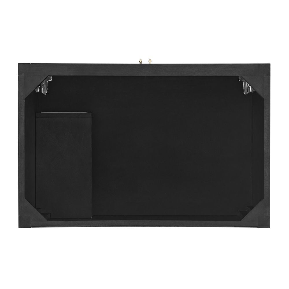 James Martin - Myrrin 36" Vanity, Carbon Oak, w/ 3 CM Phantome Eclos Top - 485-V36-CBO-3PHT view 6