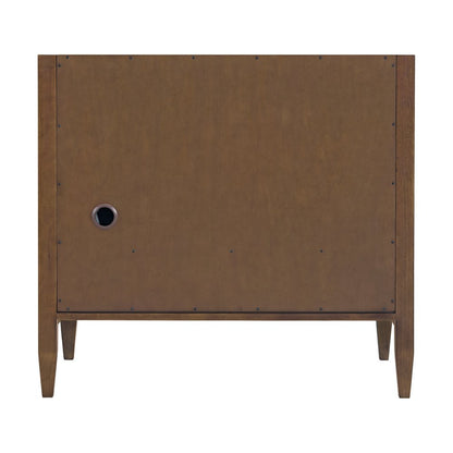 James Martin - Myrrin 36" Vanity, Mid Century Walnut w/ 3 CM Victorian Silver Silestone Top - 485-V36-WLT-3VSL view 9