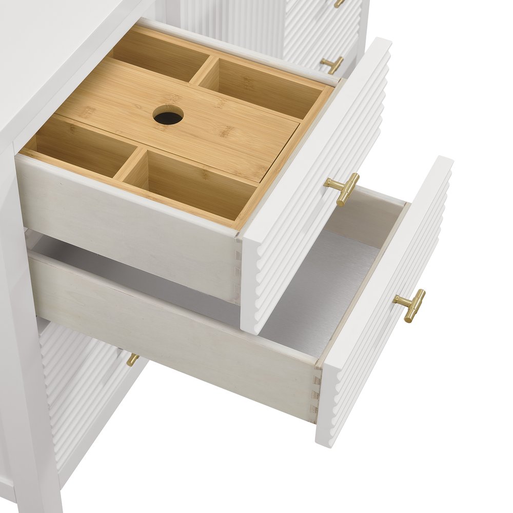James Martin - Myrrin 48" Single Vanity, Bright White - 485-V48-BW view 7