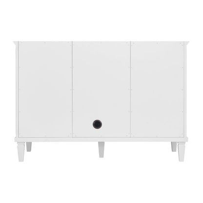 James Martin - Myrrin 48" Single Vanity, Bright White, w/ 3 CM Phantome Eclos Top - 485-V48-BW-3PHT view 9