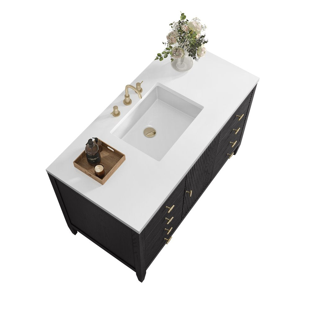 James Martin - Myrrin 48" Single Vanity, Carbon Oak - 485-V48-M-CBO view 6