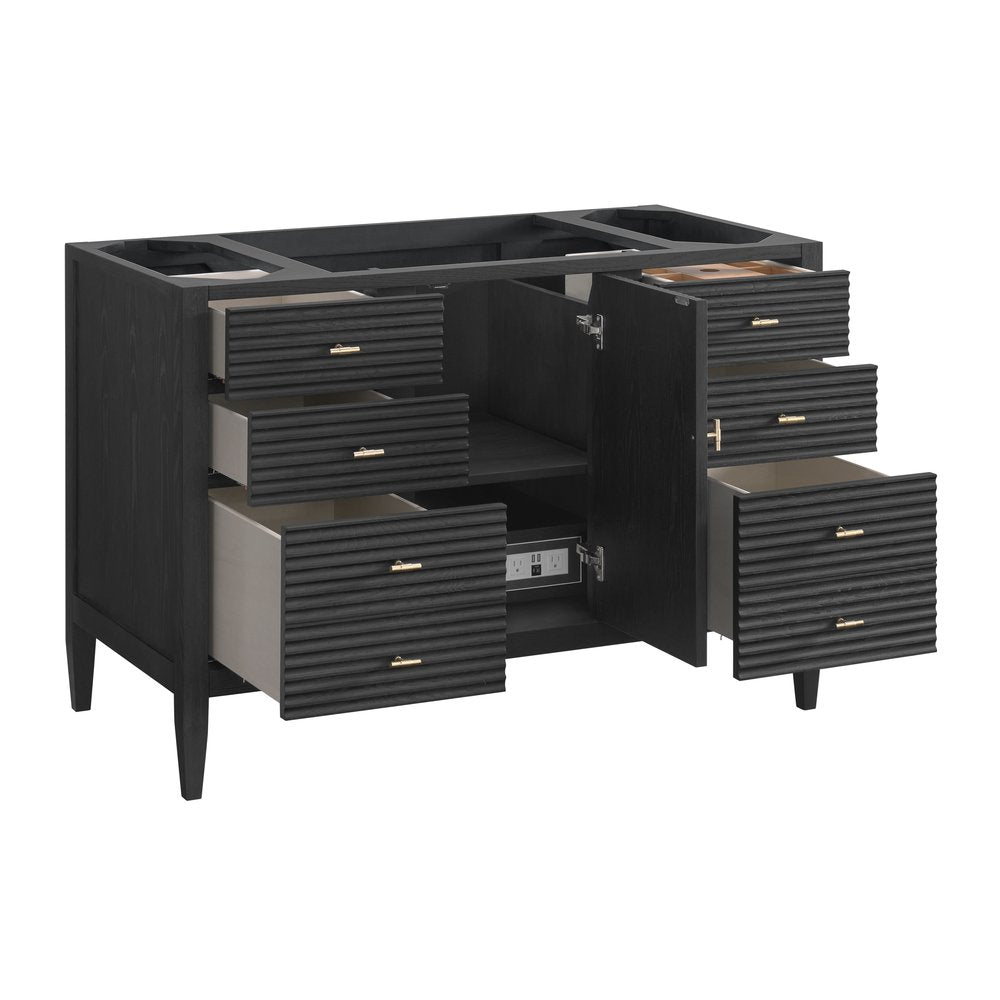 James Martin - Myrrin 48" Single Vanity, Carbon Oak - 485-V48-M-CBO view 7