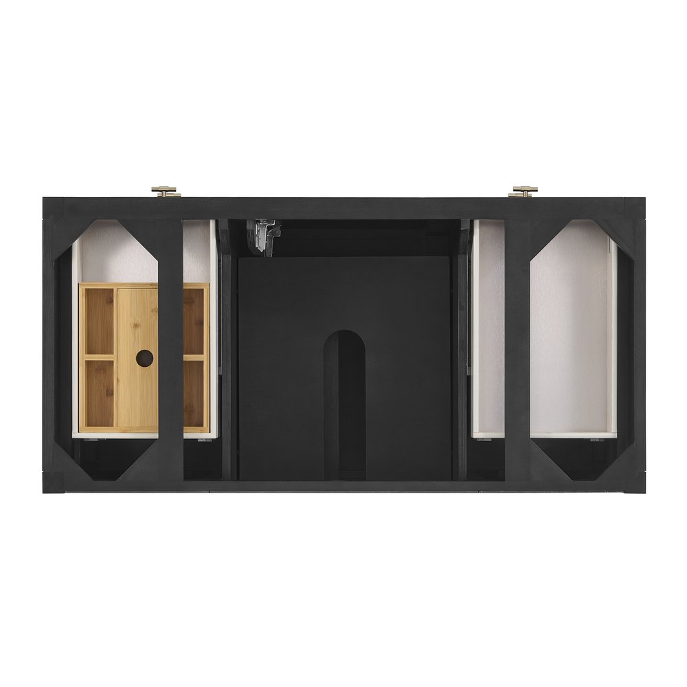 James Martin - Myrrin 48" Single Vanity, Carbon Oak, w/ 3 CM Tajnar Eclos Top - 485-V48-CBO-3TJR view 6