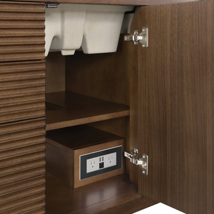 James Martin - Myrrin 48" Single Vanity, Mid Century Walnut - 485-V48-M-WLT view 13