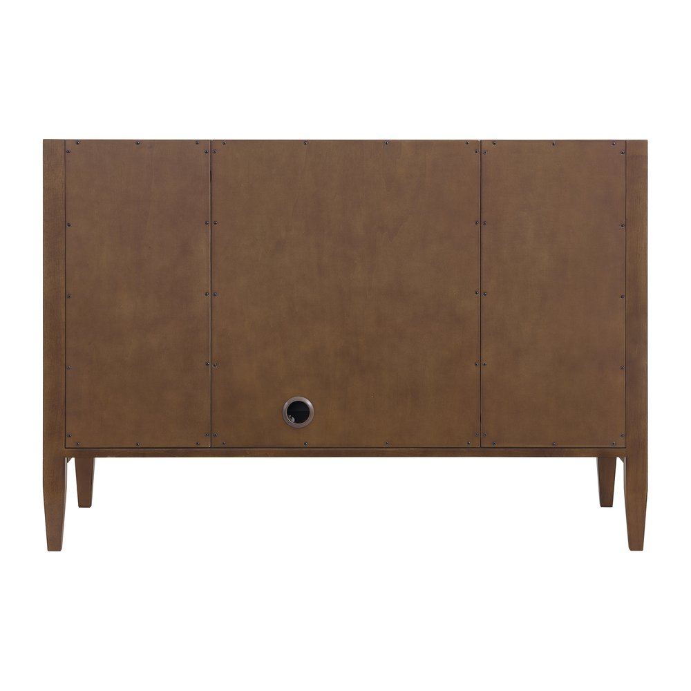 James Martin - Myrrin 48" Single Vanity, Mid Century Walnut w/ 3 CM Eternal Jasmine Pearl Silestone Top w/FreePower Wireless Charger - 485-V48-WLT-FEJP view 10