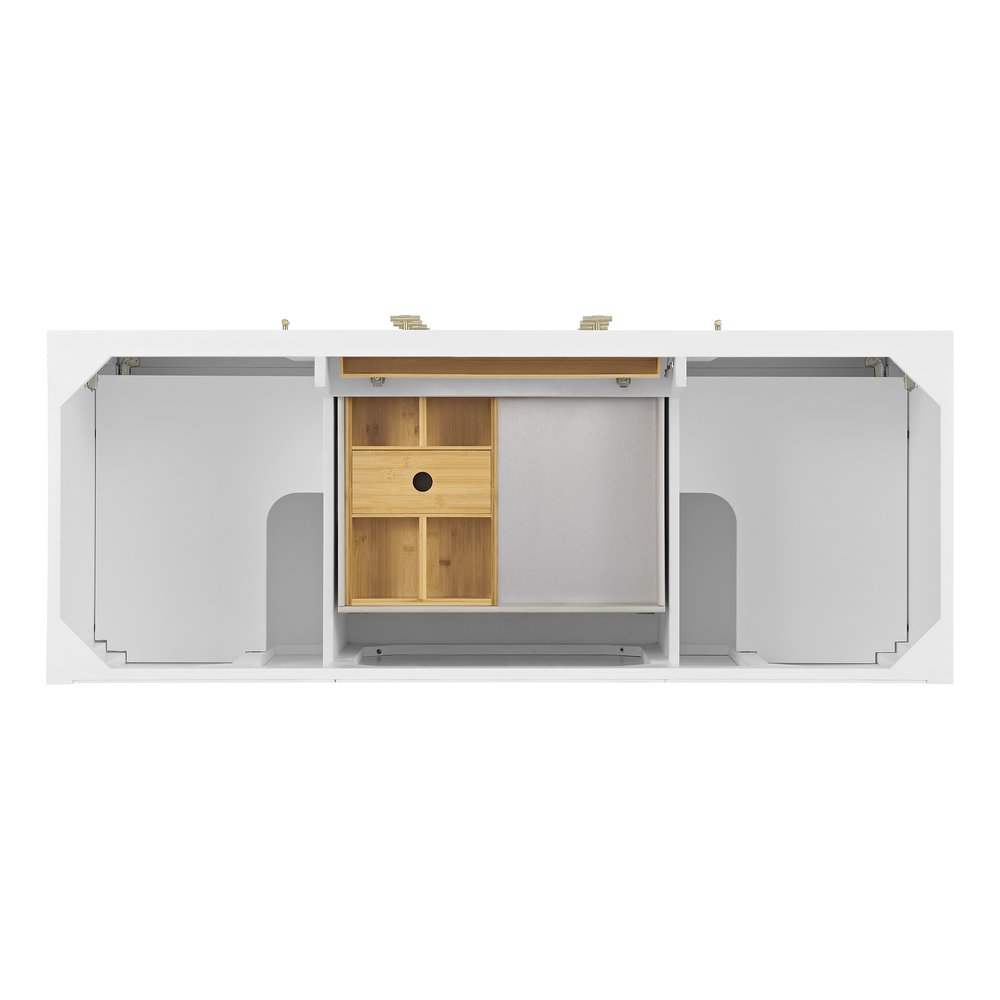 James Martin - Myrrin 60" Double Vanity, Bright White - 485-V60D-M-BW view 2