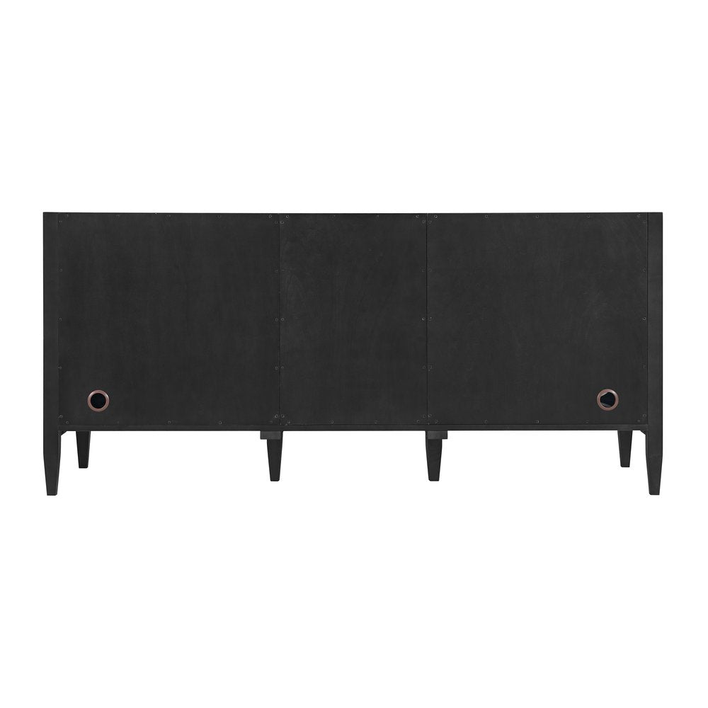 James Martin - Myrrin 72" Double Vanity, Carbon Oak w/ 3 CM Lime Delight Silestone Top - 485-V72-CBO-3LDL view 9