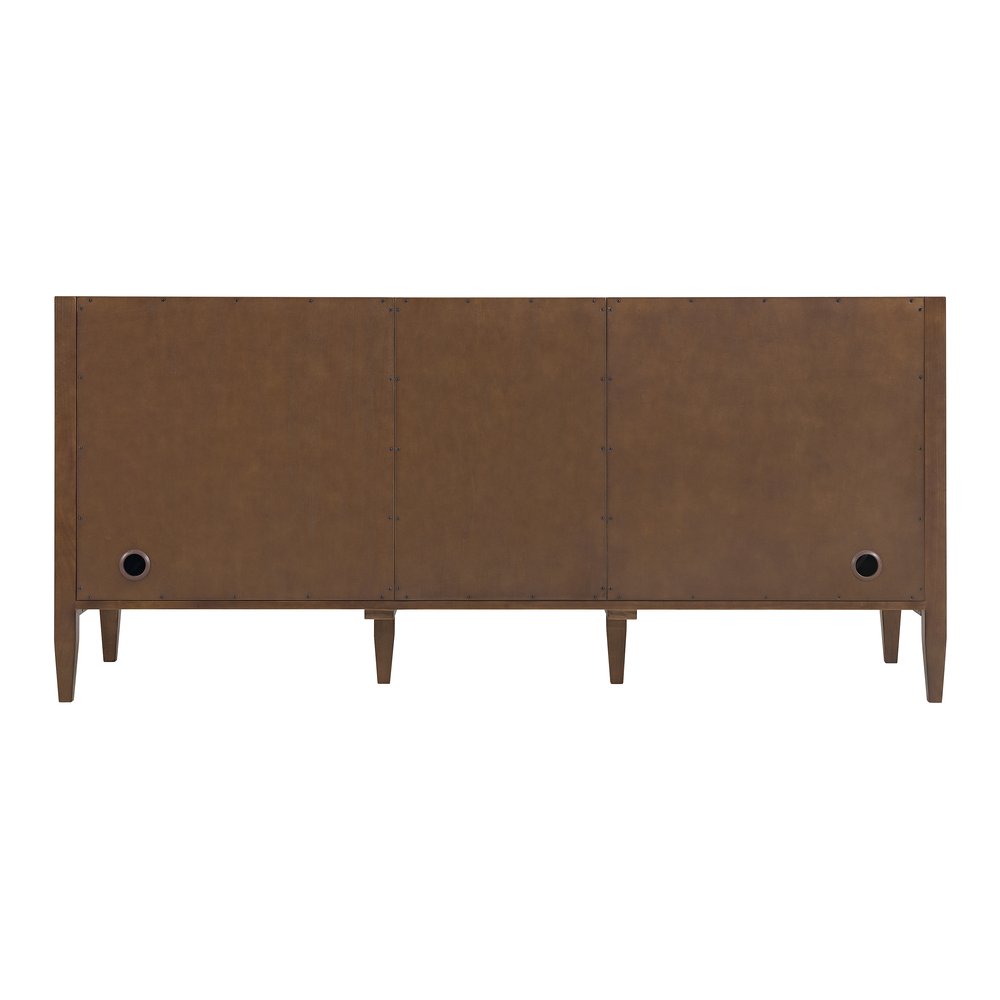 James Martin - Myrrin 72" Double Vanity, Mid Century Walnut w/ 3 CM Parisien Bleu Silestone Top w/FreePower Wireless Charger - 485-V72-WLT-FPBL view 10