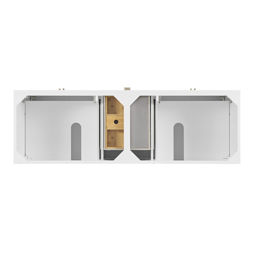 James Martin - Myrrin 72" Vanity, Bright White - 485-V72-BW view 2
