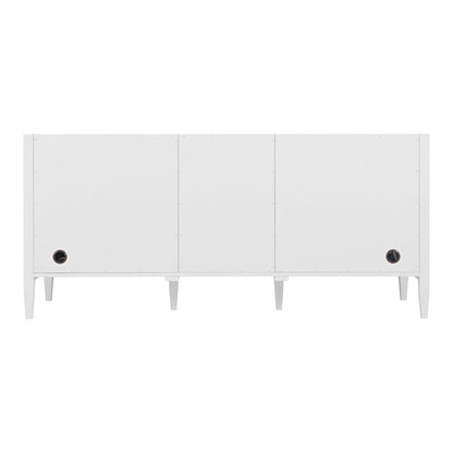 James Martin - Myrrin 72" Vanity, Bright White - 485-V72-BW view 4