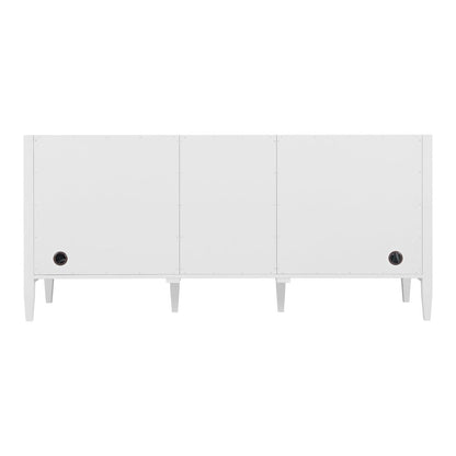 James Martin - Myrrin 72" Vanity, Bright White, w/ 3 CM Phantome Eclos Top - 485-V72-BW-3PHT view 9