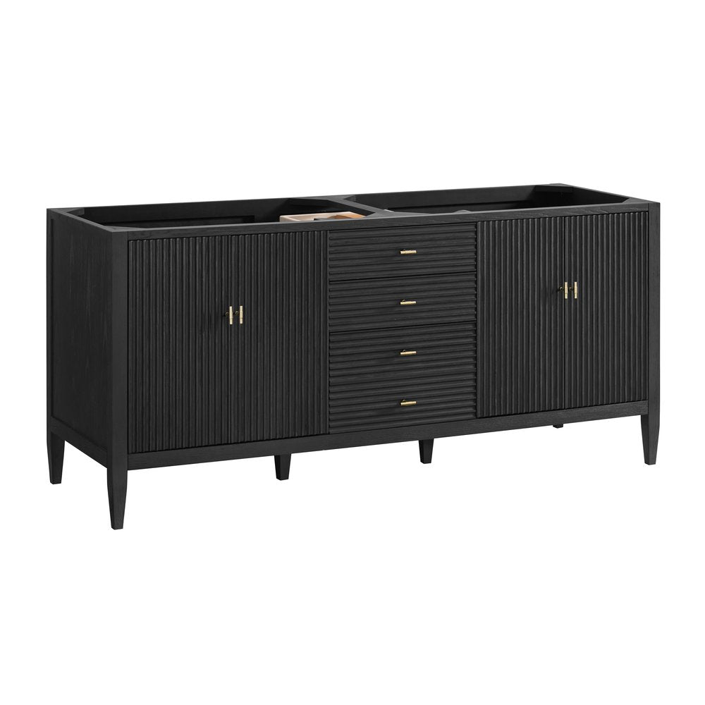 James Martin - Myrrin 72" Vanity, Carbon Oak - 485-V72-M-CBO view 2