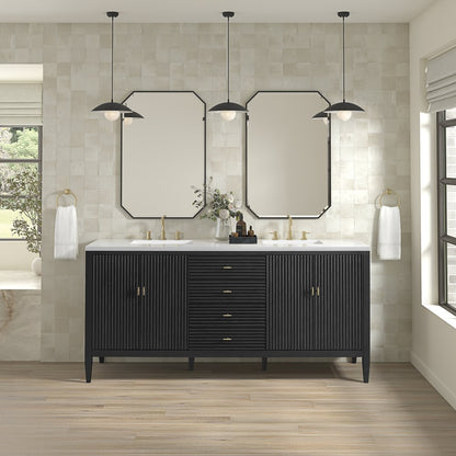 James Martin - Myrrin 72" Vanity, Carbon Oak - 485-V72-M-CBO view 3