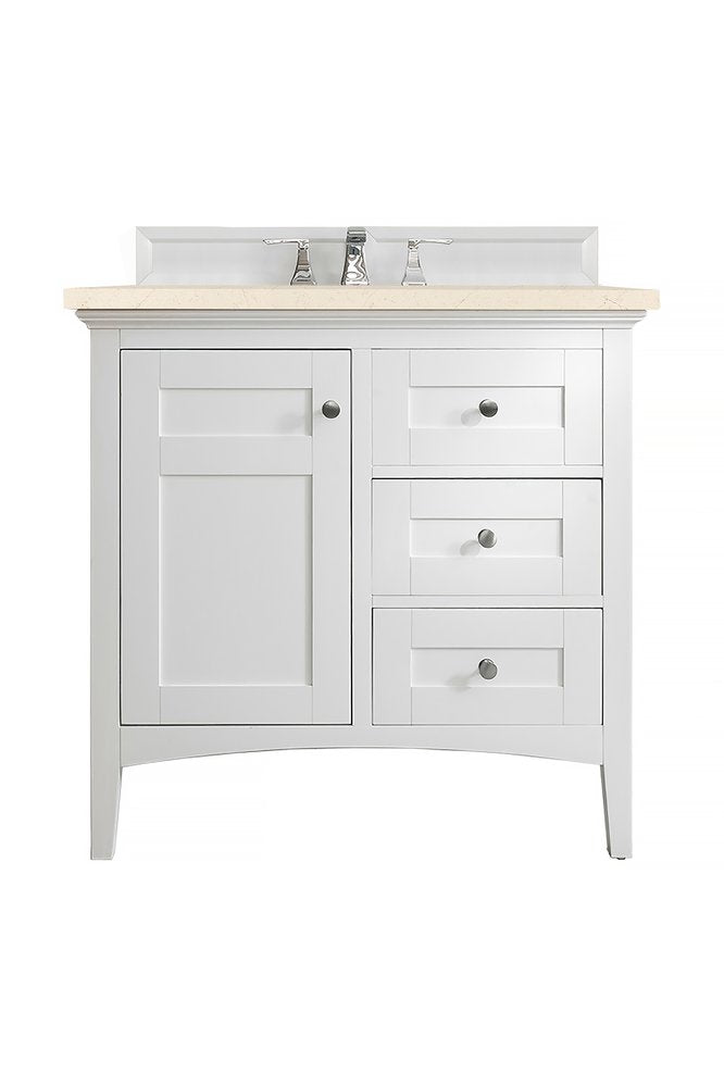James Martin - Palisades 36" Single Vanity Cabinet, Bright White - 527-V36-BW view 1