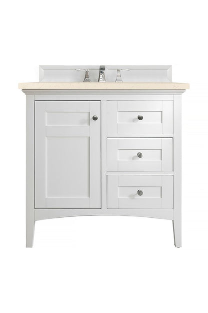 James Martin - Palisades 36" Single Vanity Cabinet, Bright White - 527-V36-BW view 1