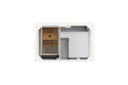 James Martin - Palisades 36" Single Vanity Cabinet, Bright White - 527-V36-BW view 2
