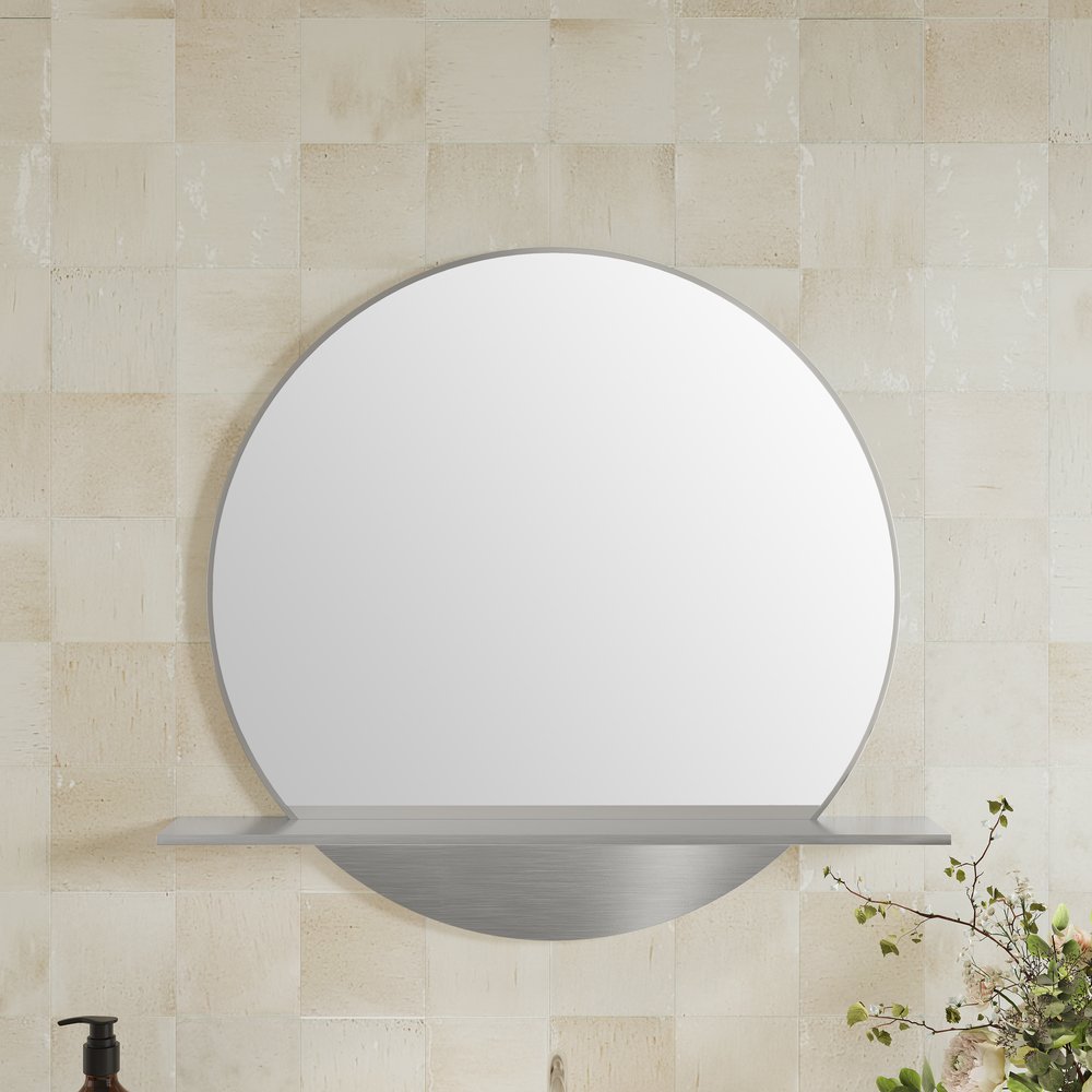 James Martin - Platform 24" Mirror, Brushed Nickel - 909-M24-BNK view 2