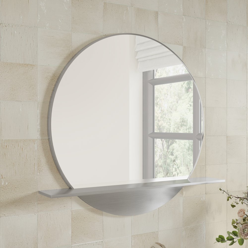 James Martin - Platform 24" Mirror, Brushed Nickel - 909-M24-BNK view 3