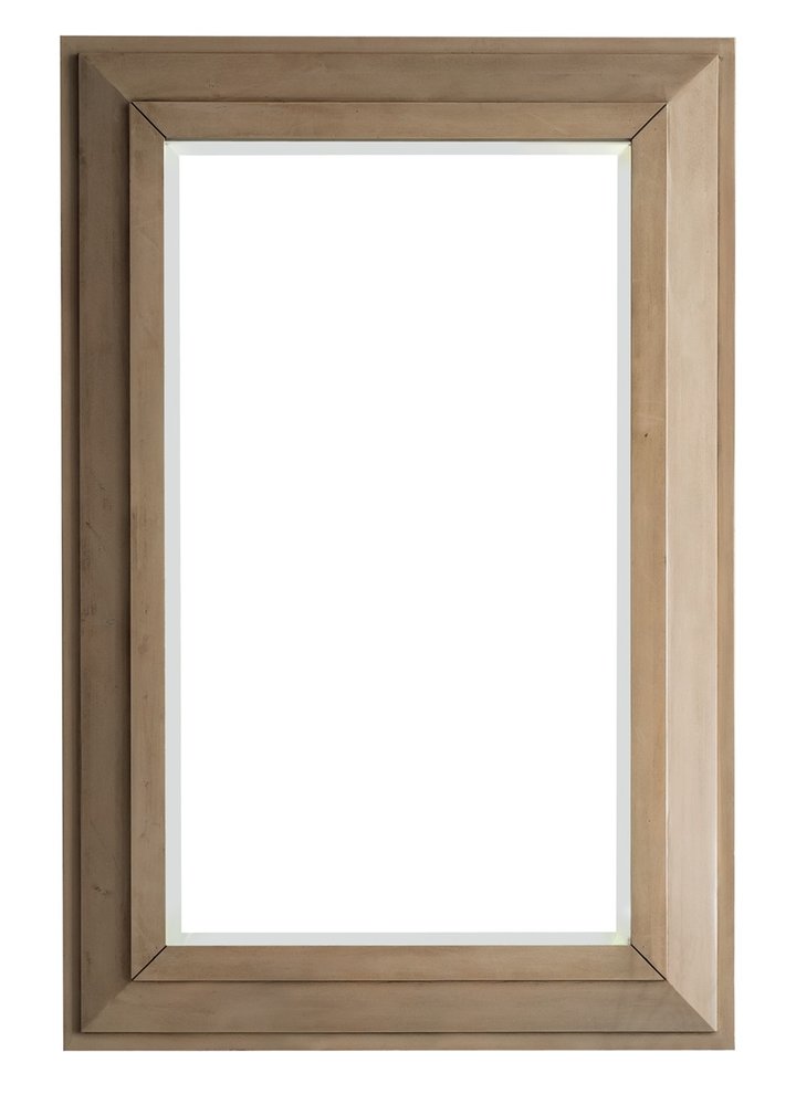 James Martin - Portland 28" Rectangular Mirror, Whitewashed Walnut - 620-M28-WW view 1