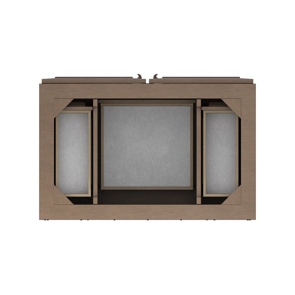 James Martin - Portland 36" Single Vanity Whitewashed Walnut w/ 3 CM Charcoal Soapstone Silestone Top - 620-V36-WW-3CSP view 6