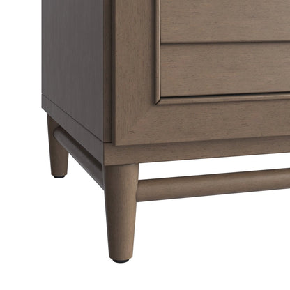 James Martin - Portland 48" Single Vanity Whitewashed Walnut w/ 3 CM Cala Blue Silestone Top - 620-V48-WW-3CBL view 11