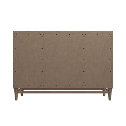 James Martin - Portland 48" Single Vanity Whitewashed Walnut w/ 3 CM Parisien Bleu Silestone Top - 620-V48-WW-3PBL view 9