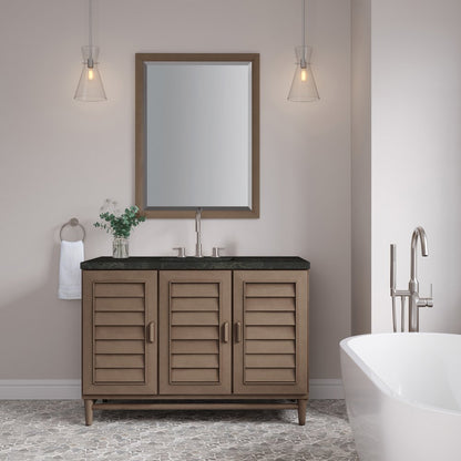 James Martin - Portland 48" Single Vanity, Whitewashed Walnut, w/ 3 CM Phantome Eclos Top - 620-V48-WW-3PHT view 3